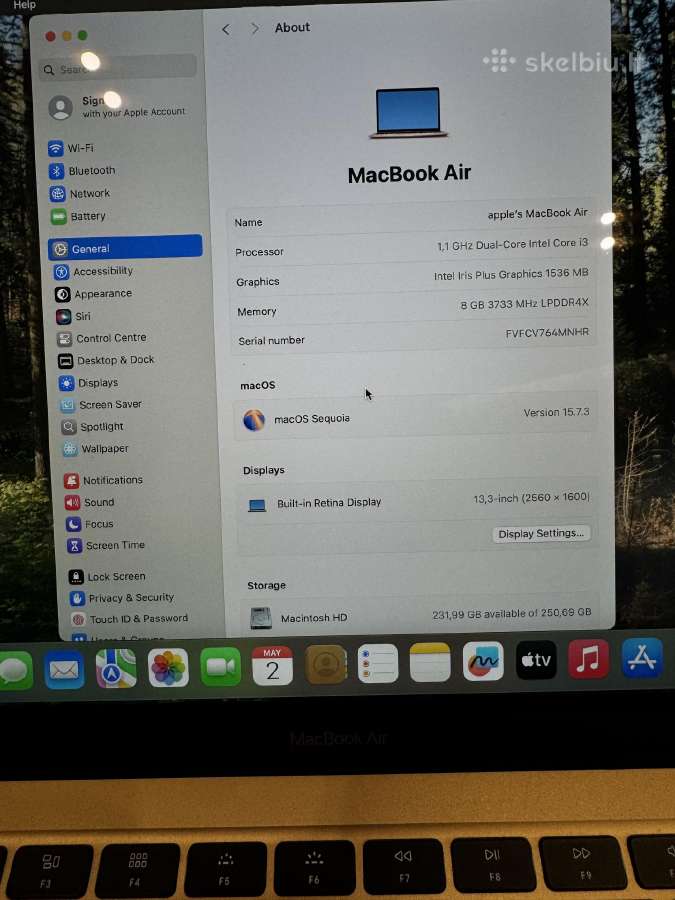 MacBook Air 13 - nuotraukos Nr. 9