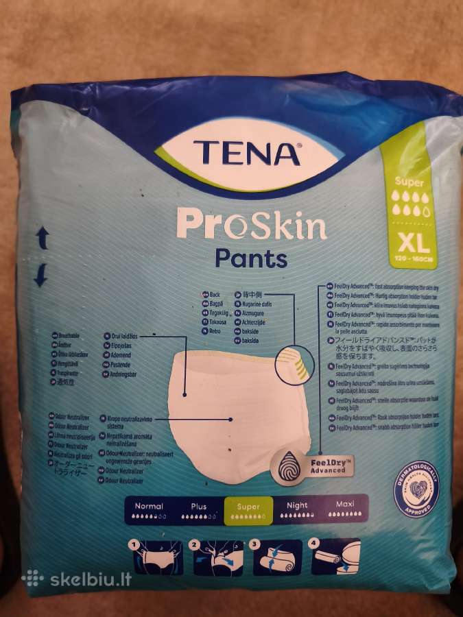Sauskelnės suaugusiems XL
