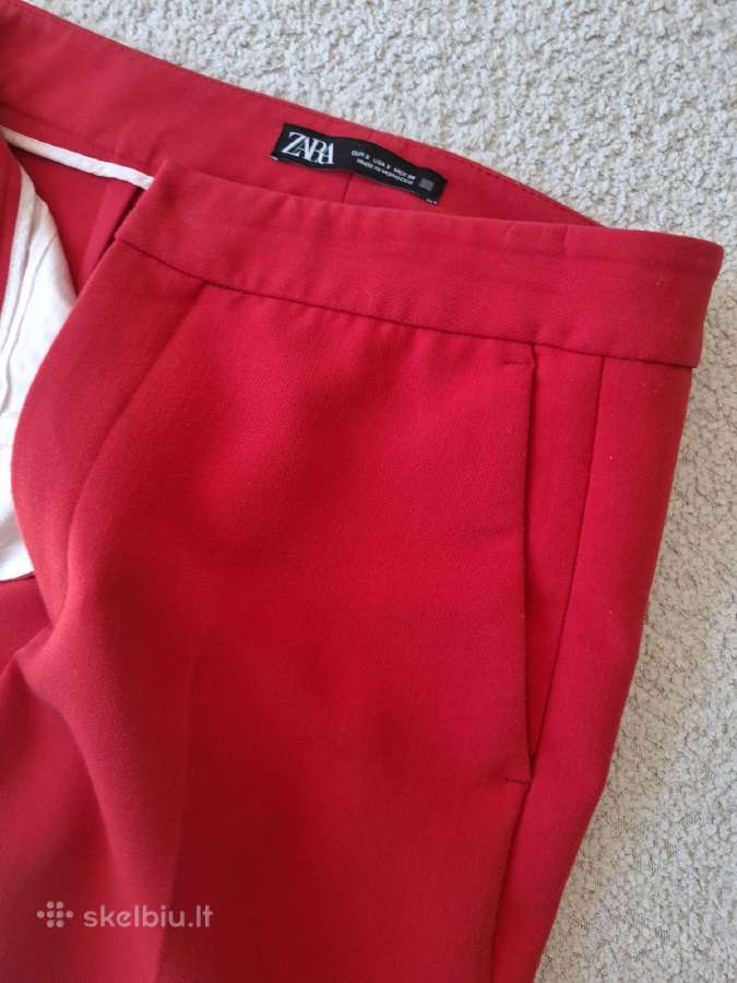 Raudonos Zara klasikinės kelnės - nuotraukos Nr. 15