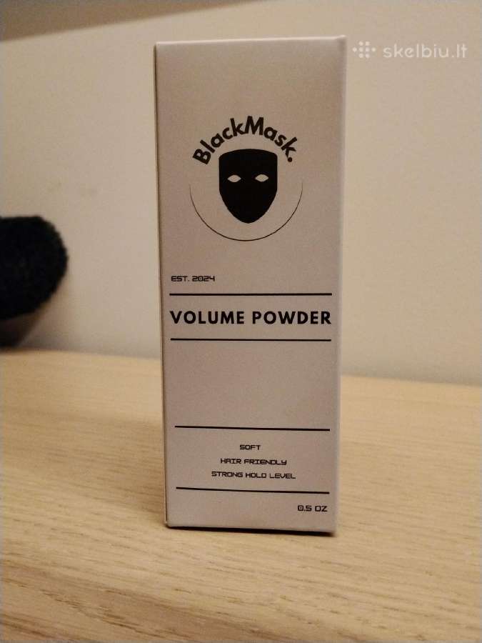Black mask volume powder