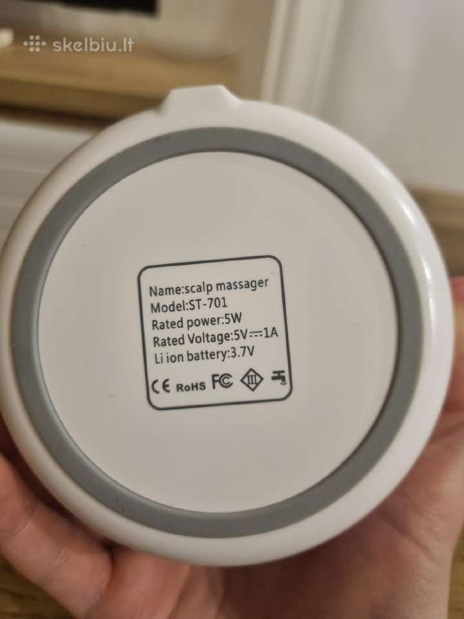Elektrinis galvos masažuoklis. - nuotraukos Nr. 5
