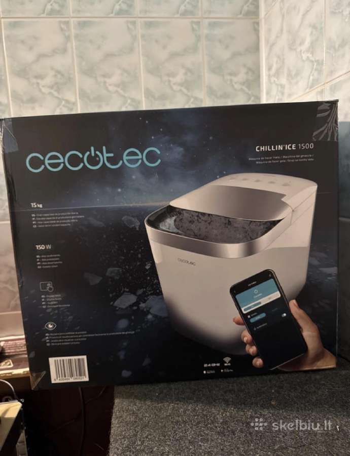 Cecotec išmanus ledukų gaminimo aparatas