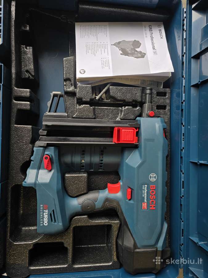 Akumuliatorinė viniakalė Bosch Biturbo Gnb 18v-38