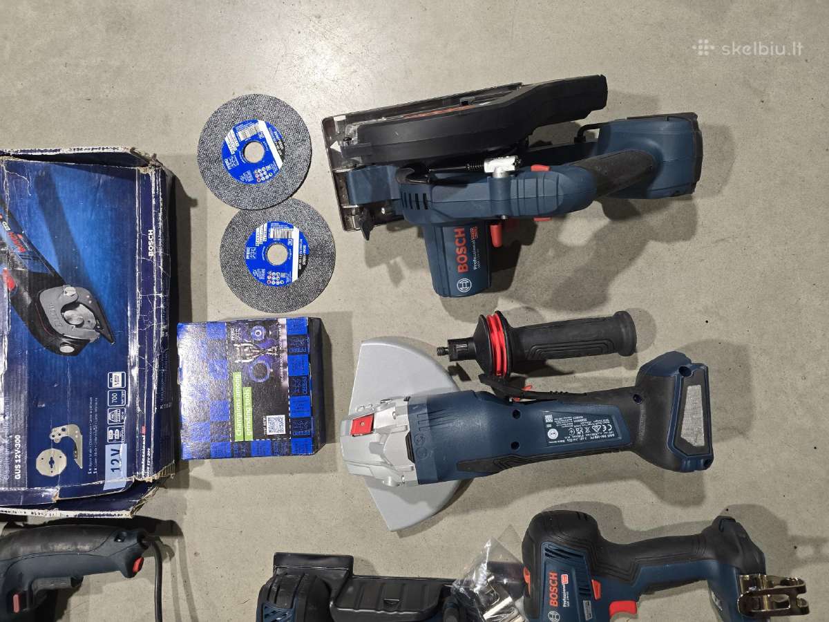 Akumuliatorinė viniakalė Bosch Biturbo Gnb 18v-38 - nuotraukos Nr. 11