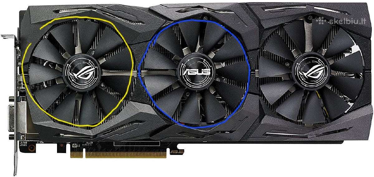 Gpu fanai - Asus Strix Vega56/64, Rx 480/580/590 - nuotraukos Nr. 4