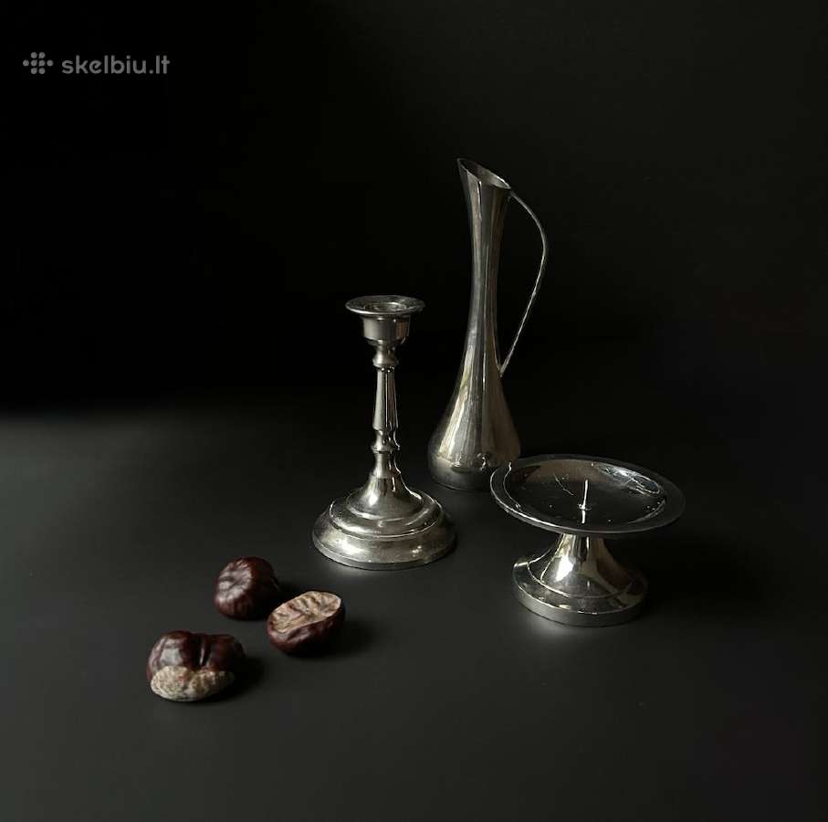 Vintazinis stainless steel zvakidziu komplektas