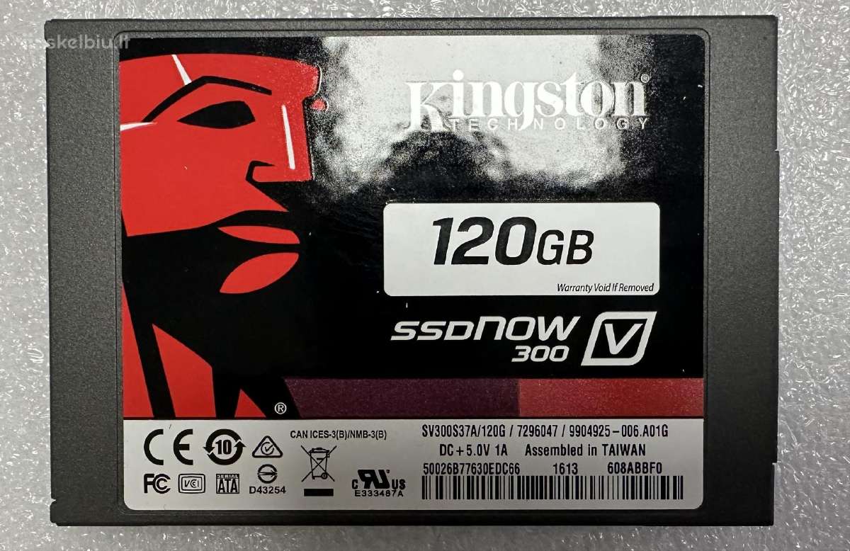SSD diskas Kingston 120 GB SSD Now 300v 2.5