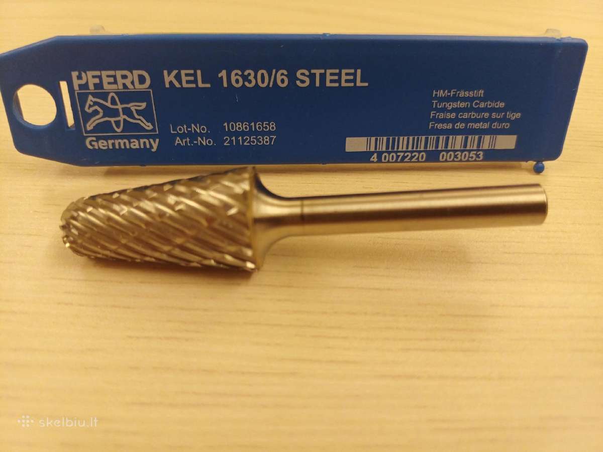 Kietmetalio freza Pferd Hm Kel 1630/6 Steel
