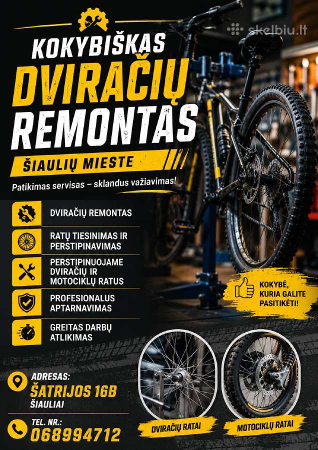 Dviračių remontas