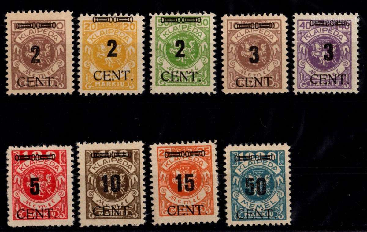 Memel Mi 183-191 Mh