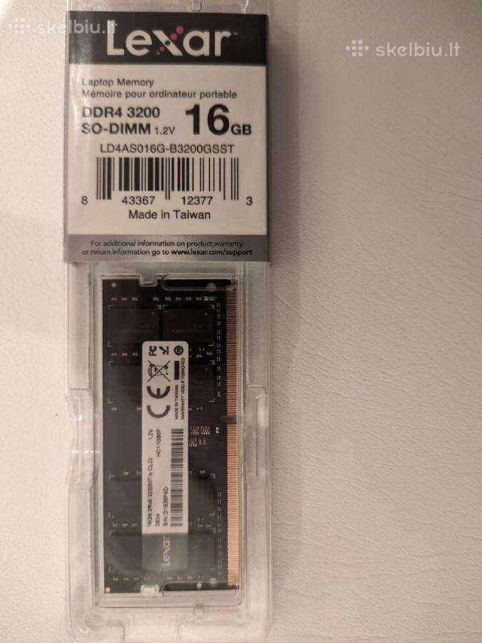 16gb Dram, Ddr4 Sodimm Laptop Memory (Nauja)