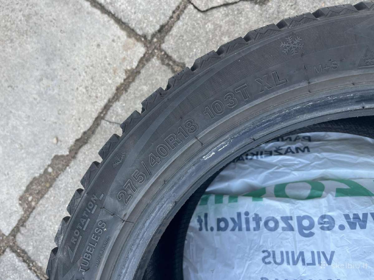 R18 255/40 x2; 275/40 x2 m+s - nuotraukos Nr. 4