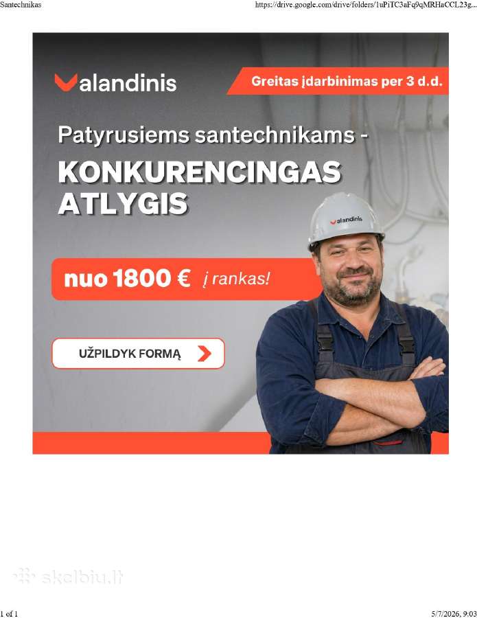 Ieškomas Santechnikas - Švok specialistas
