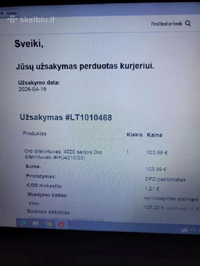 Oro drėkintuvas „philips“ 4000 serijos. - nuotraukos Nr. 4
