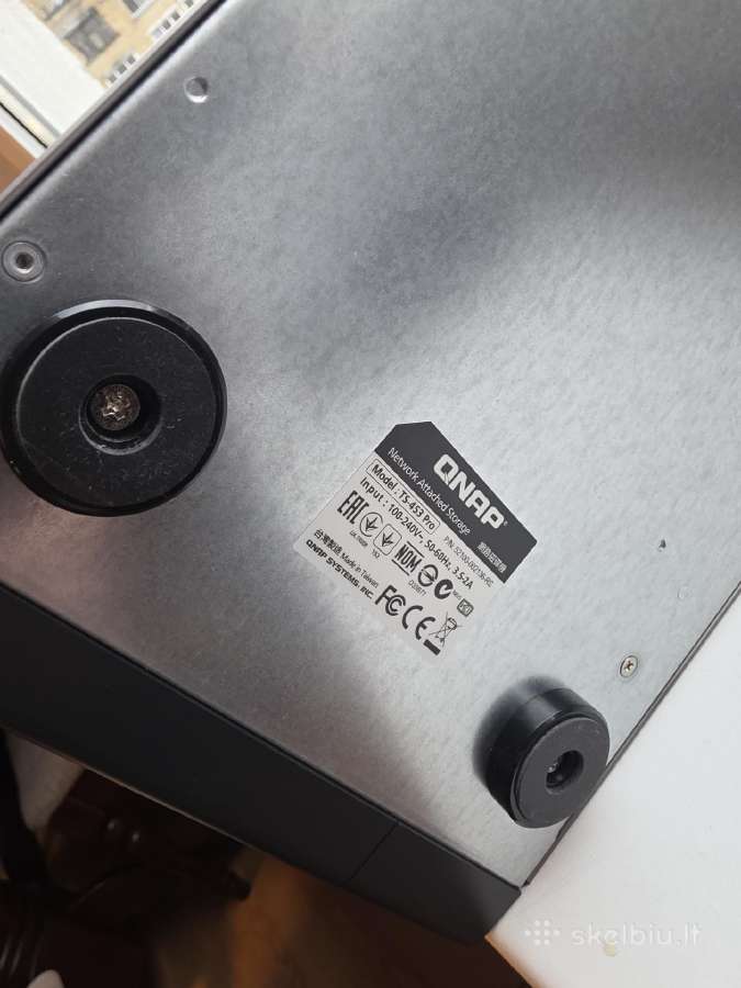 Parduodamas Qnap Ts-453 Pro Nas su 8 GB RAM ir dis - nuotraukos Nr. 2