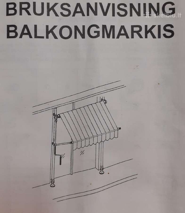 Lauko markize - nuotraukos Nr. 3