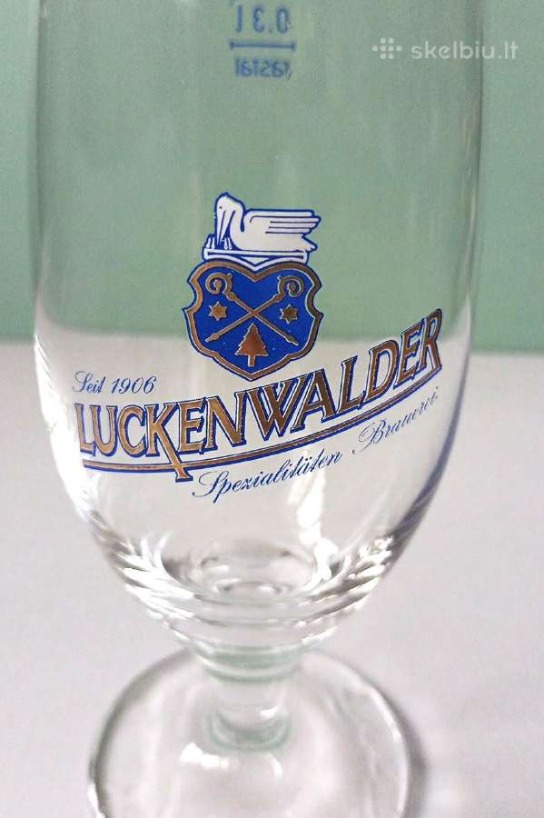 Taurė alui, 0,3l, Rastal su užrašu Luckenwalder Sp - nuotraukos Nr. 2