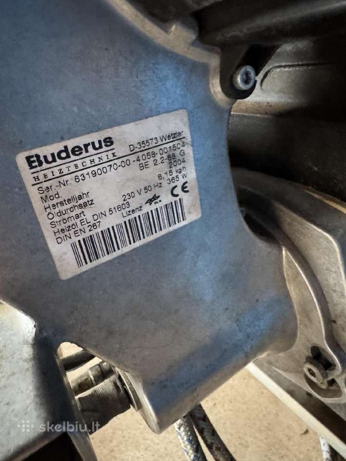 Buderus g215 68 kw 2004 m - nuotraukos Nr. 3
