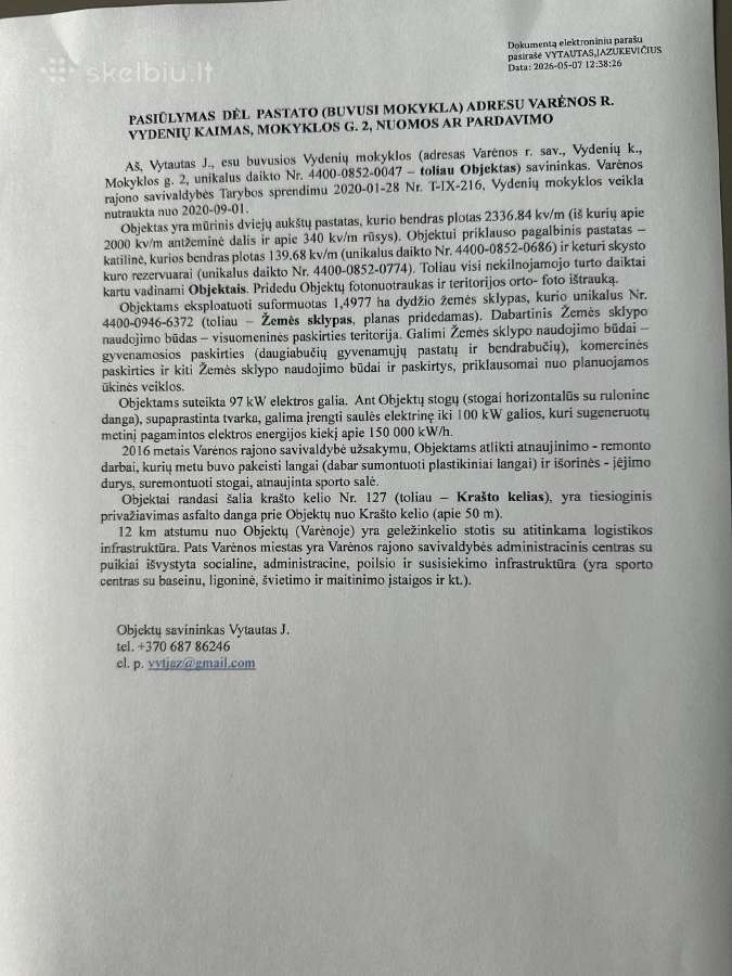 Patalpų nuoma arba pardavimas - nuotraukos Nr. 6