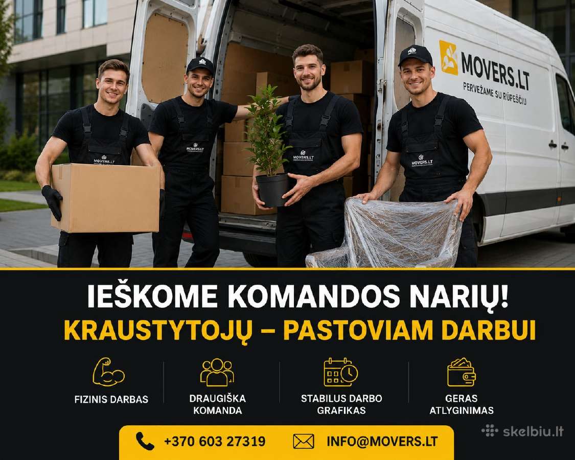 Darbas Kraustytojui