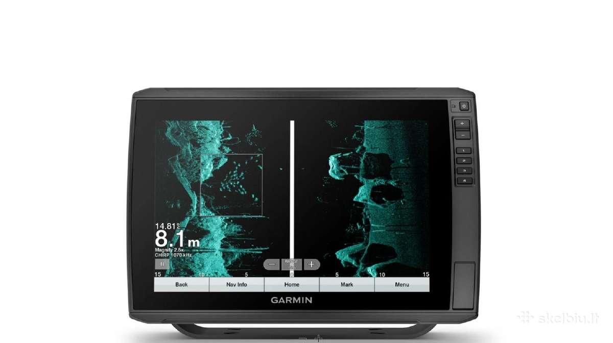 Garmin Echomap ultra 122sv ekranas