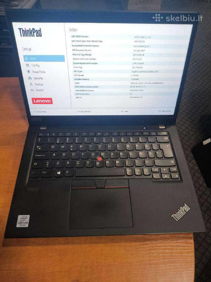 Thinkpad X13 Gen1 13.3 Fhd i5-10310u 16/256gb 11%