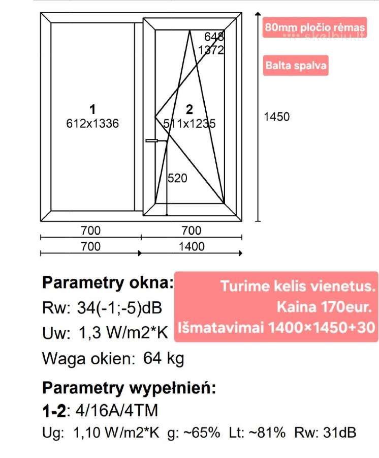 Nauji plastikiniai langai ir jų gamyba Klaipėda - nuotraukos Nr. 4