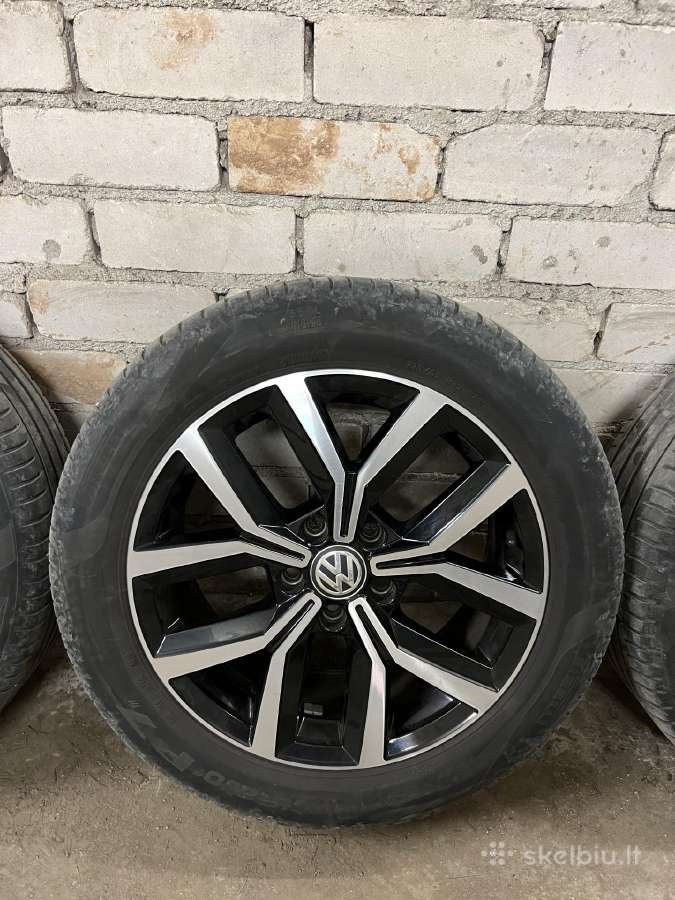 VW R17 lieti ratlankiai Nivelles su padangom - nuotraukos Nr. 2
