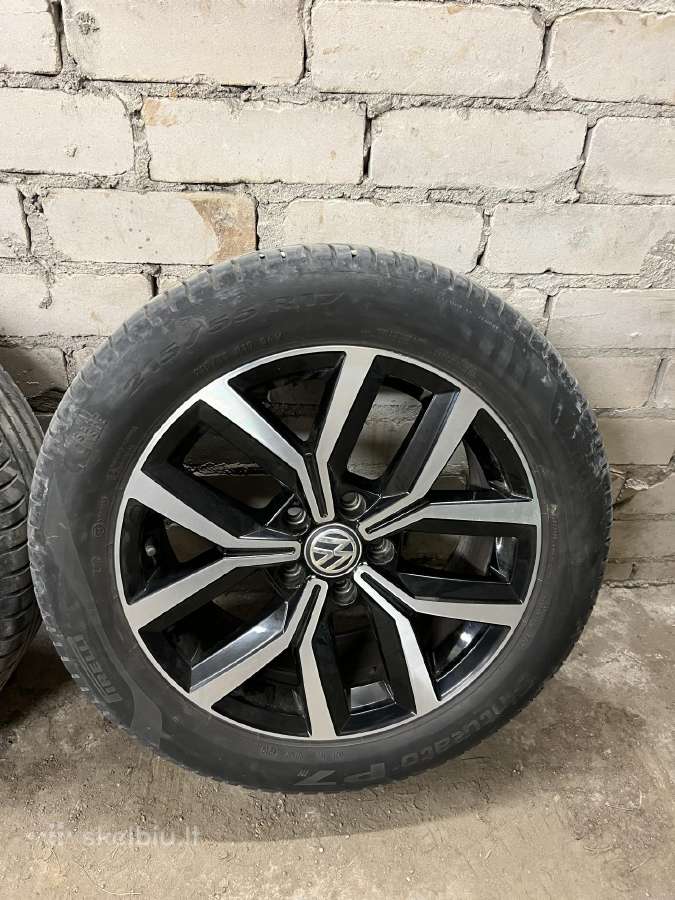 VW R17 lieti ratlankiai Nivelles su padangom - nuotraukos Nr. 4