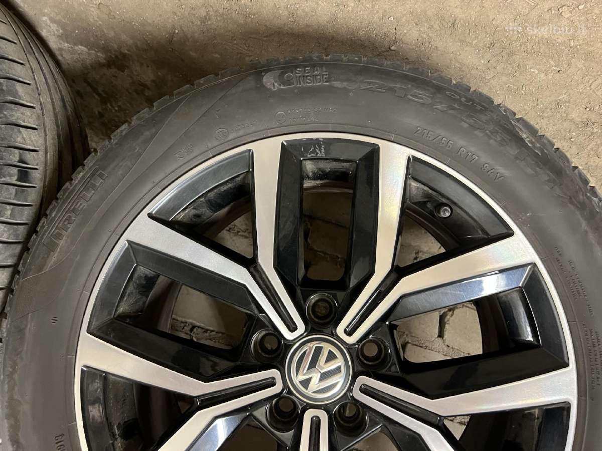 VW R17 lieti ratlankiai Nivelles su padangom - nuotraukos Nr. 13