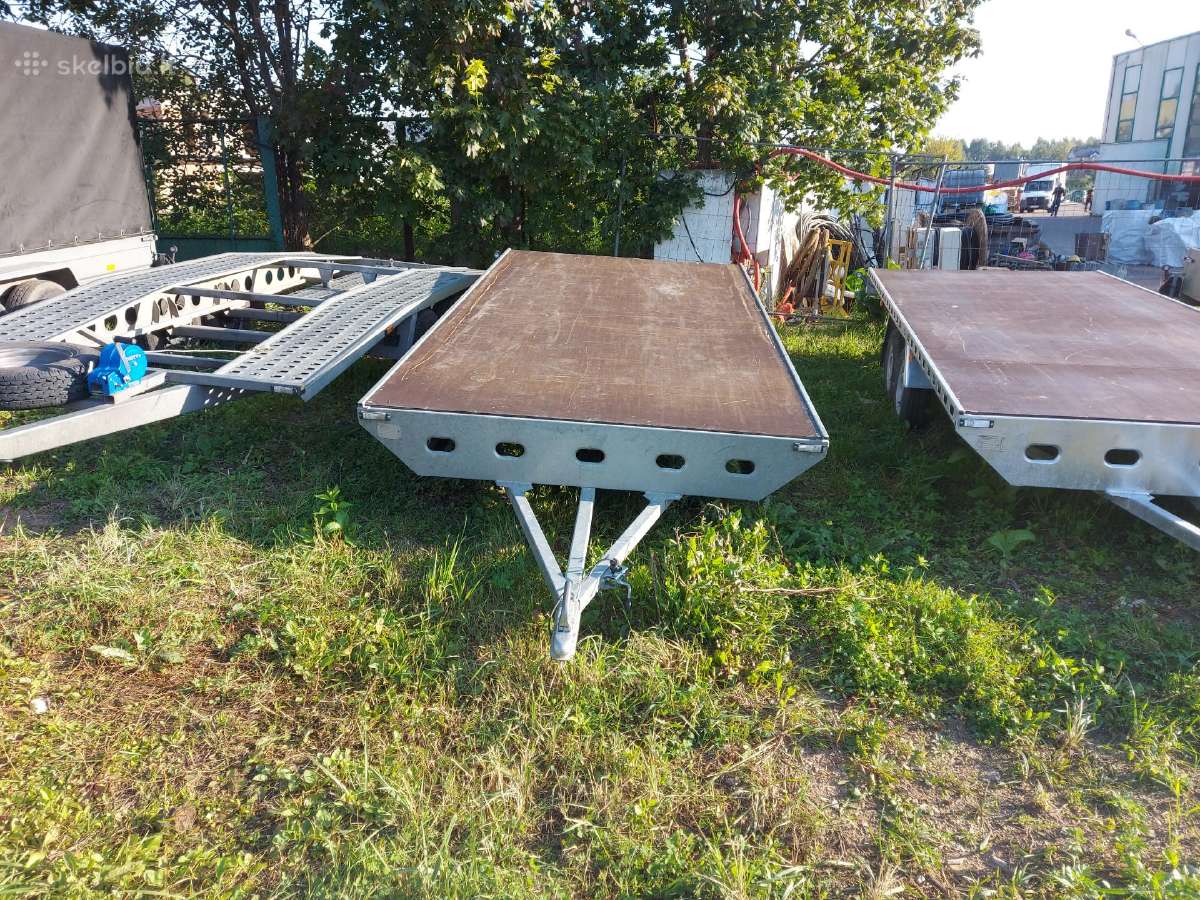 Parduodama 400 x 200cm priekaba-platforma