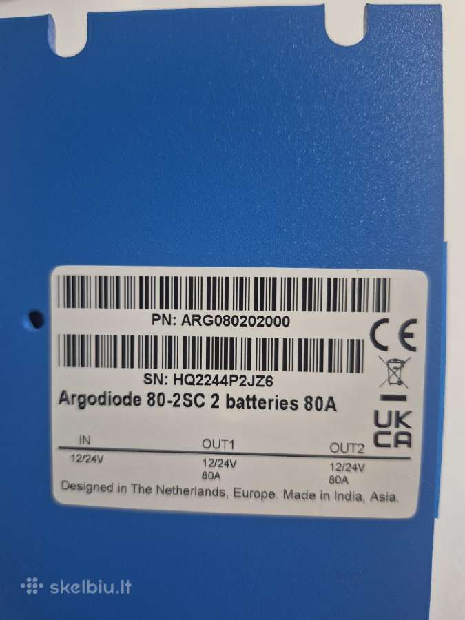 Victron Argodiode 80-2sc 2 baterijos izoliatorius - nuotraukos Nr. 2