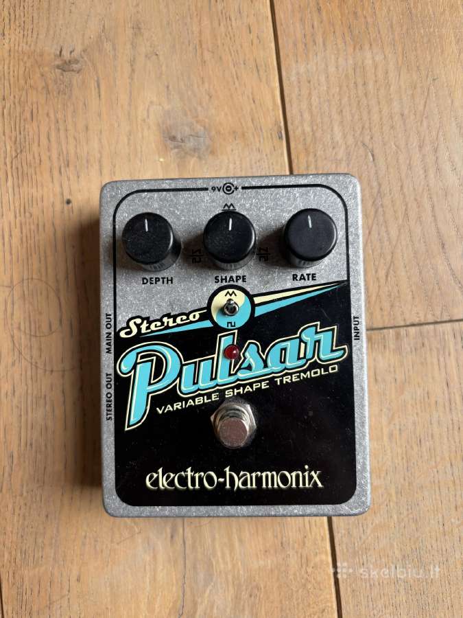 Electro Harmonix Stereo Pulsar Tremolo Pedalas
