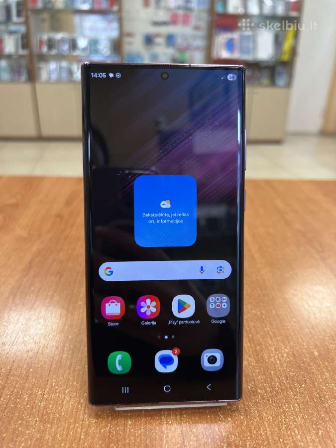 Samsung S908b Galaxy S22 Ultra 5G 128 GB (naudotas