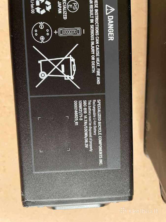 Baterijos specialized Tero Vado 710wh - nuotraukos Nr. 4