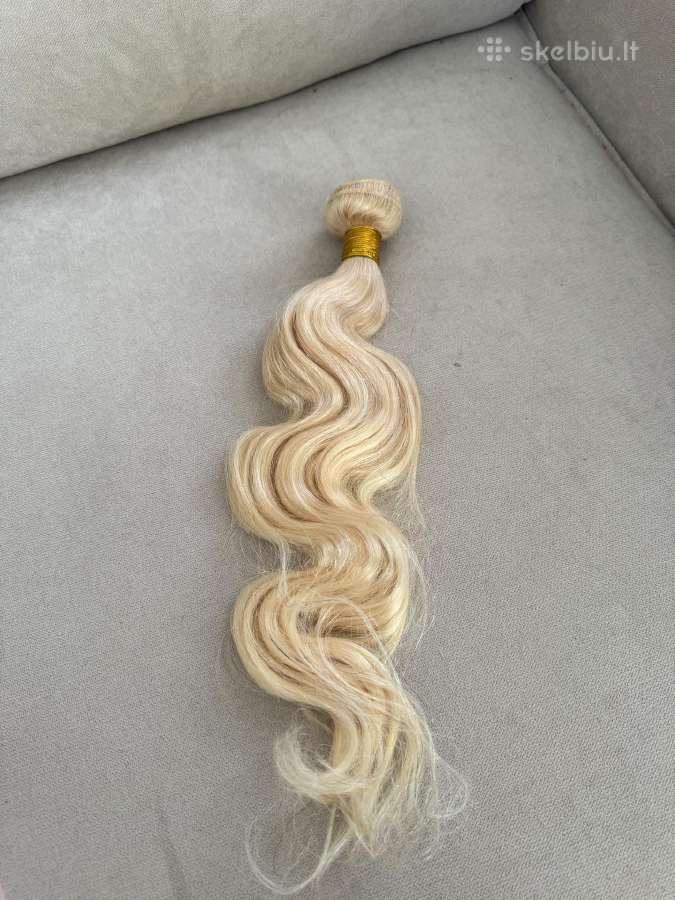 Nauji banguoti plaukai (Warm Platinum Blond)