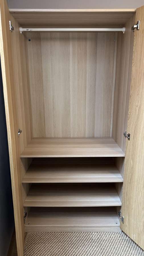 Ikea Pax ąžuolo rašto spinta su Tonstad durimis - nuotraukos Nr. 5