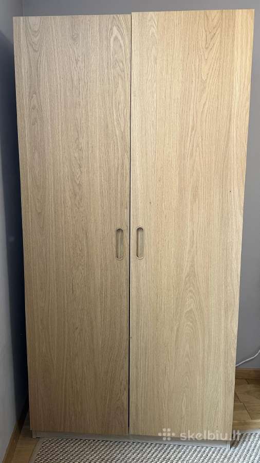 Ikea Pax ąžuolo rašto spinta su Tonstad durimis - nuotraukos Nr. 3