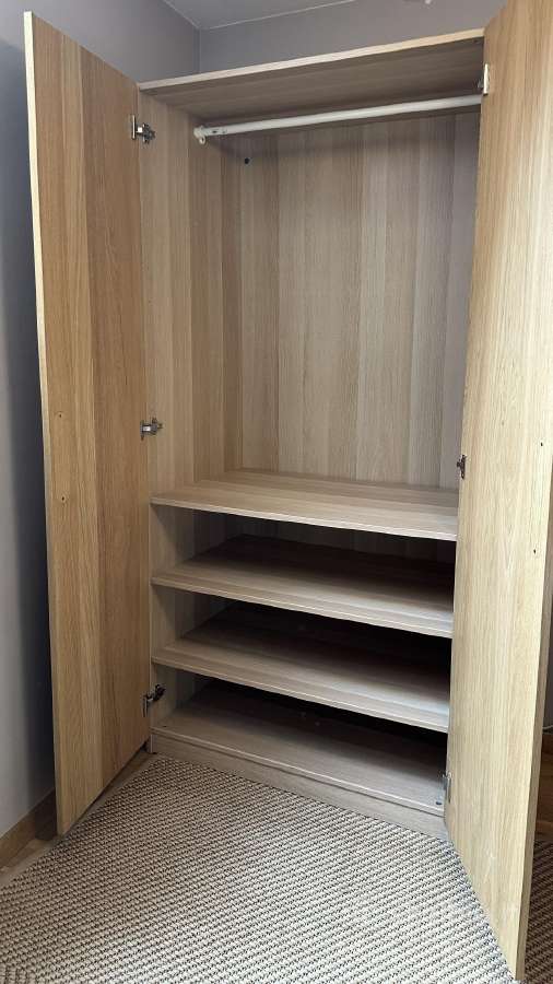 Ikea Pax ąžuolo rašto spinta su Tonstad durimis - nuotraukos Nr. 4