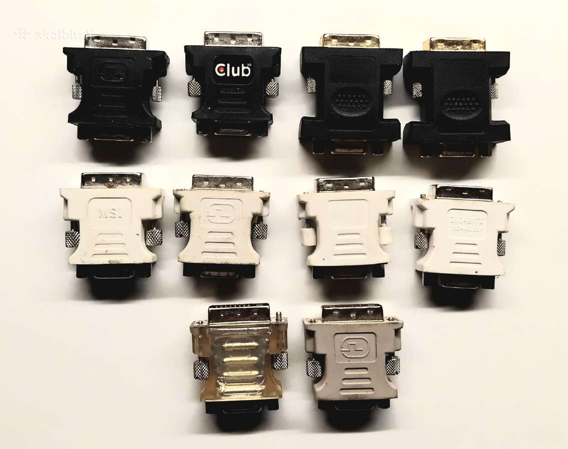 Vga adapteriai Pc kompiuteriams 10vnt. - nuotraukos Nr. 2