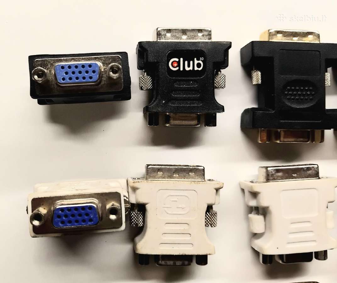 Vga adapteriai Pc kompiuteriams 10vnt. - nuotraukos Nr. 3