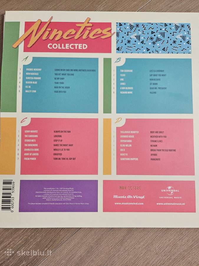 Vinilas 2vnt Nineties collection - nuotraukos Nr. 3