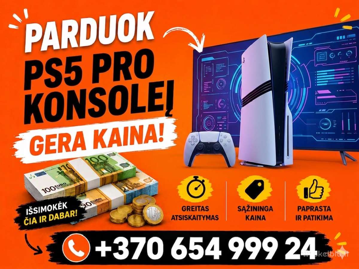 Perku Playstation 5 Pro / Slim / Ps5 Vilnius