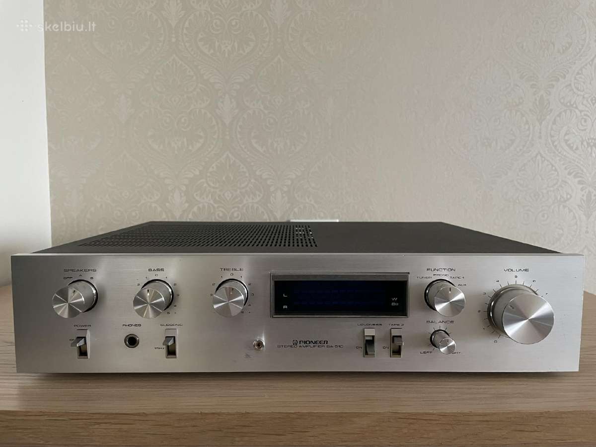 Pioneer Sa-510 stereo stiprintuvas (Japan) - nuotraukos Nr. 2