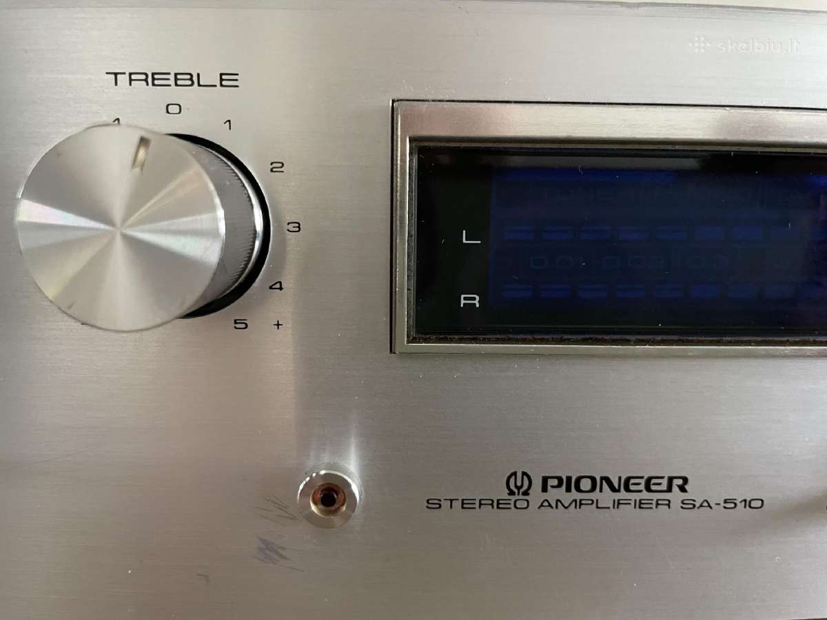 Pioneer Sa-510 stereo stiprintuvas (Japan) - nuotraukos Nr. 11
