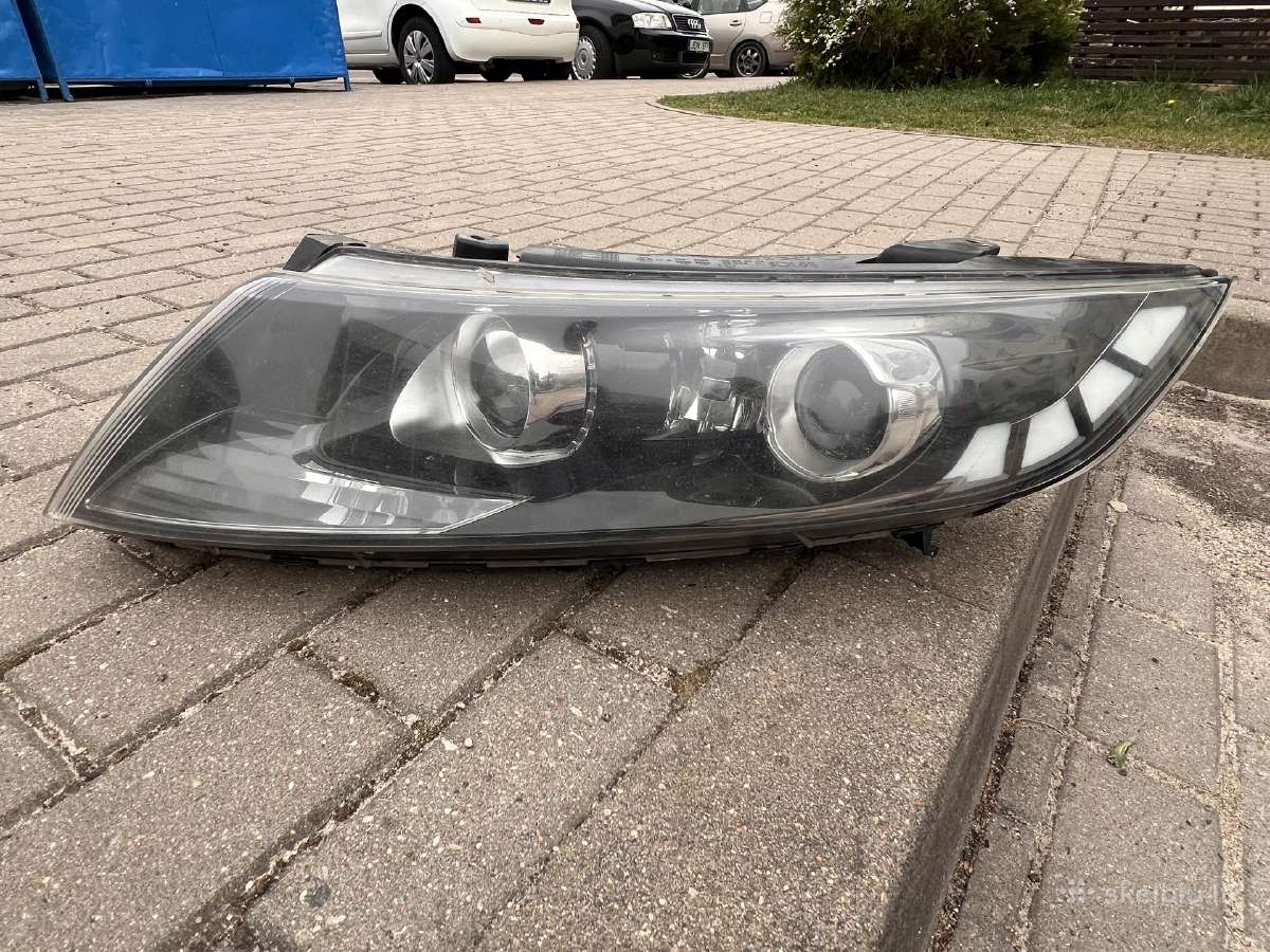 Priekiniai žibintai nuo Kia Optima, 2013 metų. - nuotraukos Nr. 2