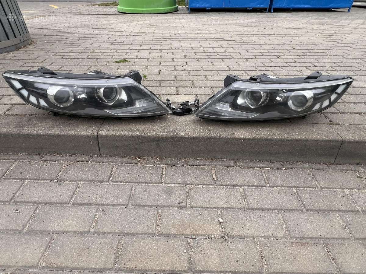 Priekiniai žibintai nuo Kia Optima, 2013 metų. - nuotraukos Nr. 3