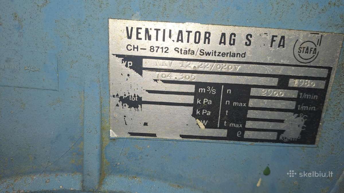 Pramon. Aeg el. varikliai su Stafa ventiliatoriais - nuotraukos Nr. 8