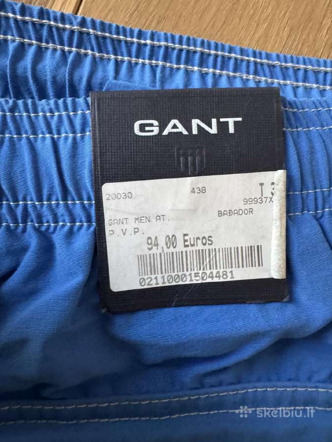 Gant (Azure Blue) maudymosi trumpikės, Xxxl - nuotraukos Nr. 4
