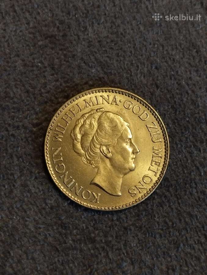 Niderlandų 10 guldenų 1932m. - nuotraukos Nr. 2